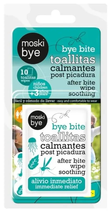 Moski Bye Toallitas Calmantes Post Picadura 10 Und