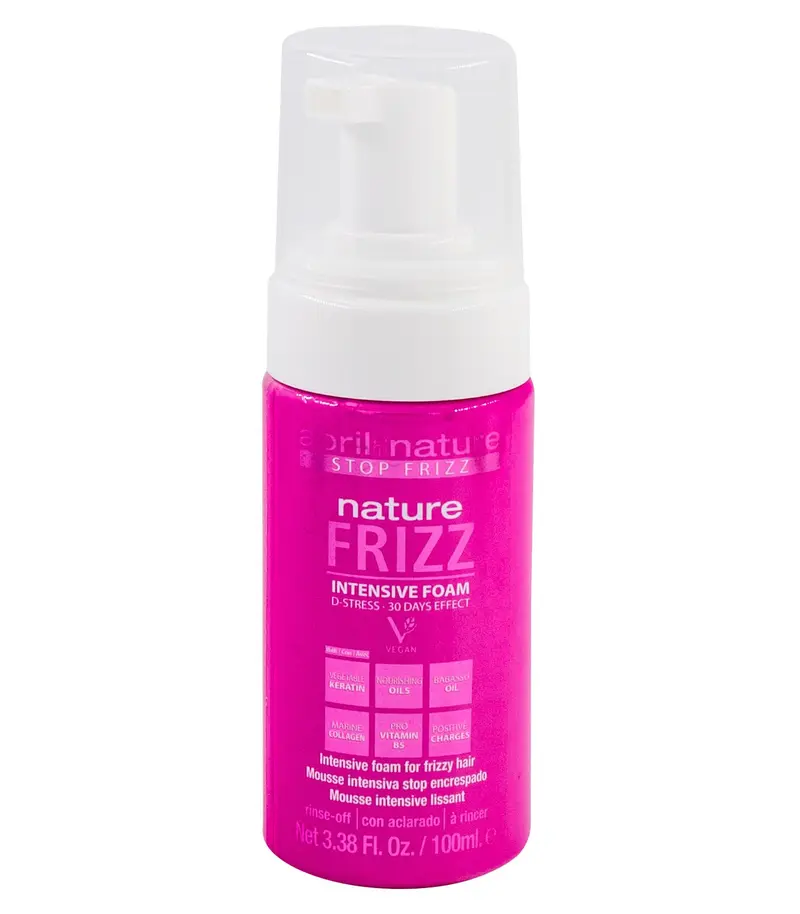 Mousse Capilar Nature Frizz - Efecto Alisador Intensivo Anti-Encrespamiento 100ml