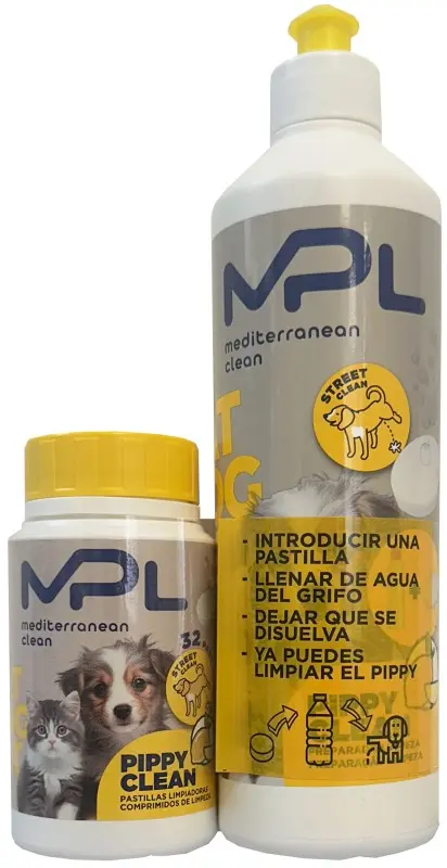 MPL Mediterranean Clean Pippy Clean Pastillas Limpiadoras para Mascotas