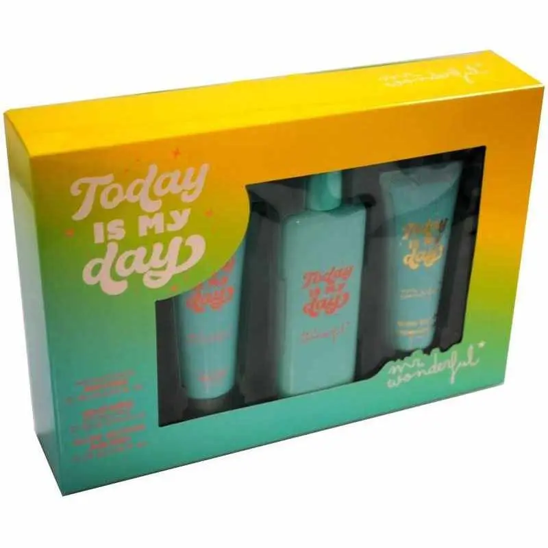 Mr Wonderful Estuche Today Is My Day Vapo 75 Ml + Body Lotion 75 Ml + Crema De Manos 75 Ml