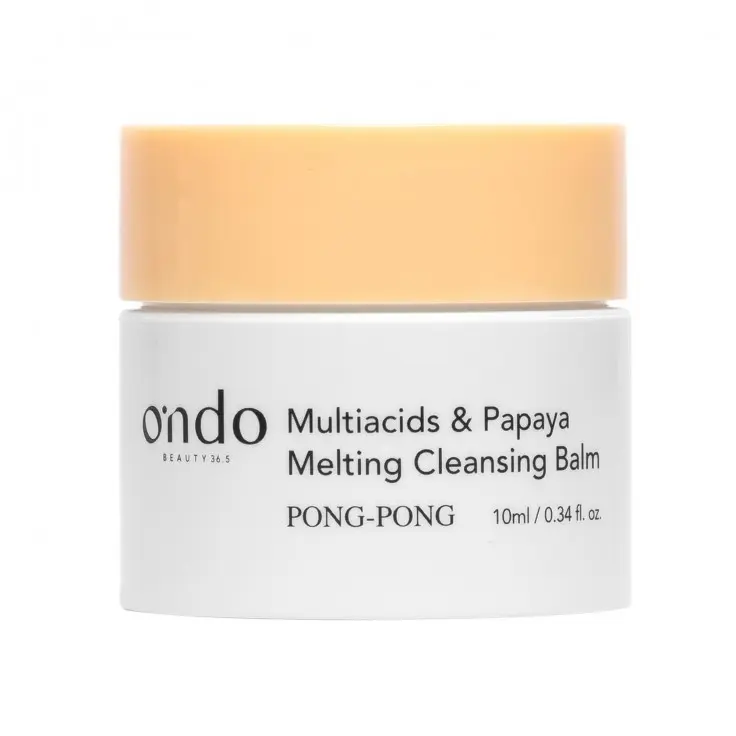 Multiacids & Papaya Melting Cleansing Balm (Mini 10ml) - Ondo Beauty 36.5