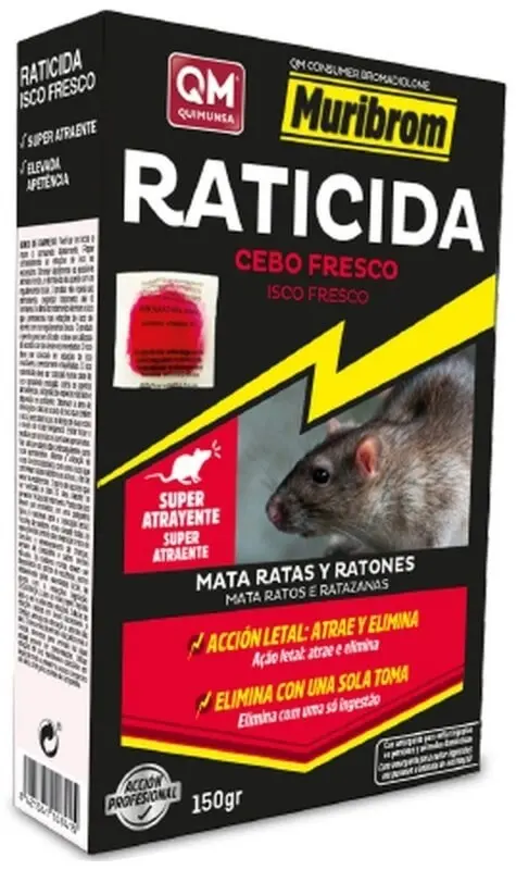 Muribrom Raticida Cebo Fresco 150G
