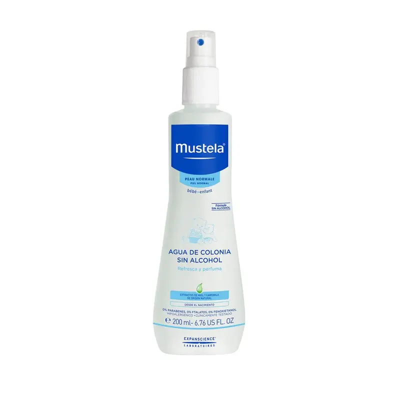 Mustela agua colonia s/alcohol 200ml