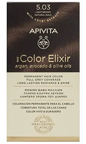 MY COLOR ELIXIR Coloración Permanente #5.03 Castaño Claro Natural Dorado