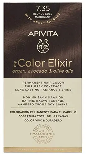 MY COLOR ELIXIR Coloración Permanente #7.35 Rubio Dorado Caoba - Apivita