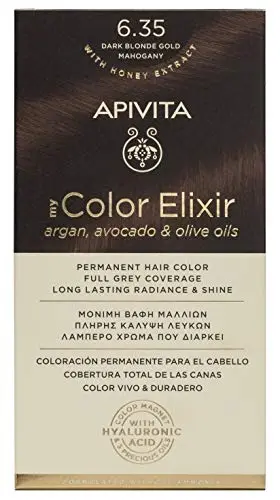 My Color Elixir N6.35 Rubio Oscuro Dorado Caoba - Coloración Permanente Apivita