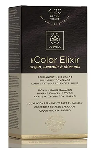MY COLOR ELIXIR Tinte Permanente Castaño Violeta #4.20 - Apivita