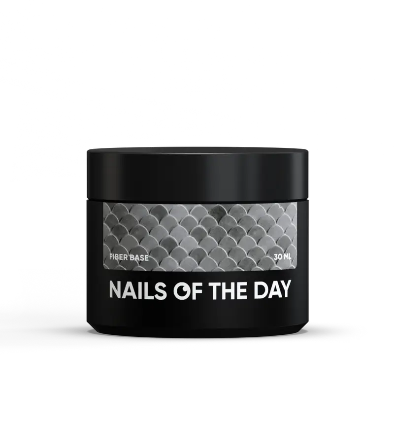 NAILSOFTHEDAY Base de fibra – base de uñas con fibras de nailon, 30 ml