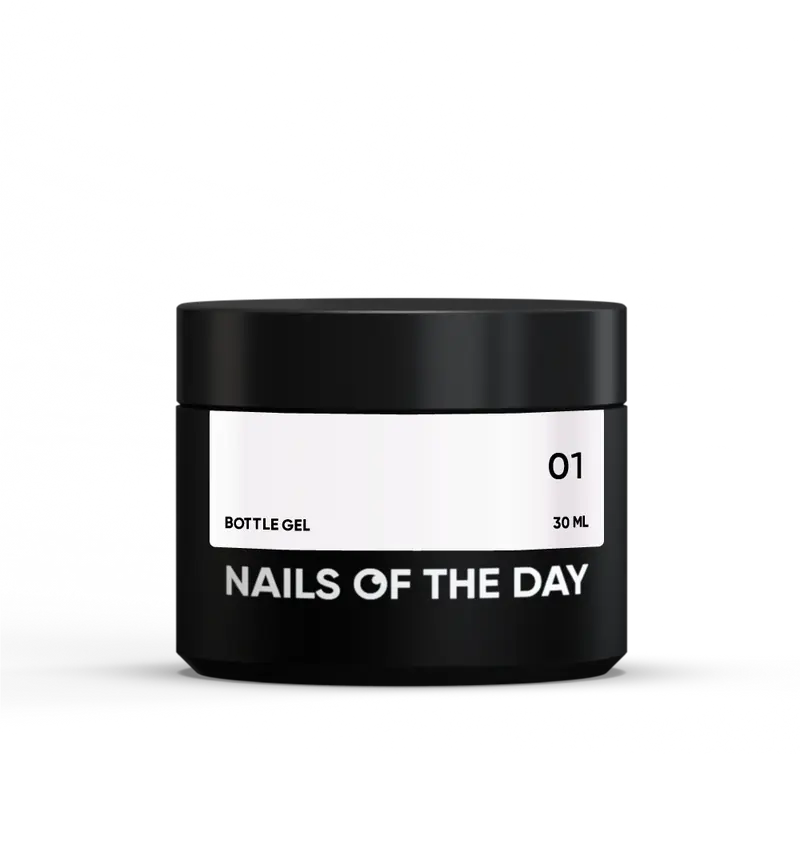 NAILSOFTHEDAY Bottle gel 01 – gel blanco súper fuerte, 30 ml