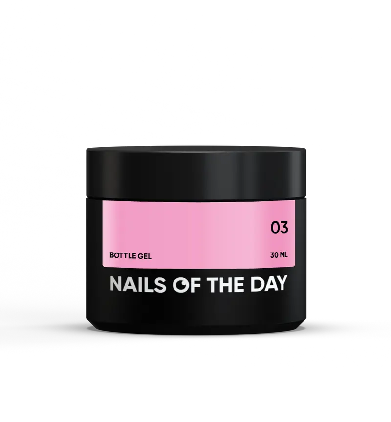 NAILSOFTHEDAY Bottle gel 03 – gel ultrafuerte rosa suave, 30 ml