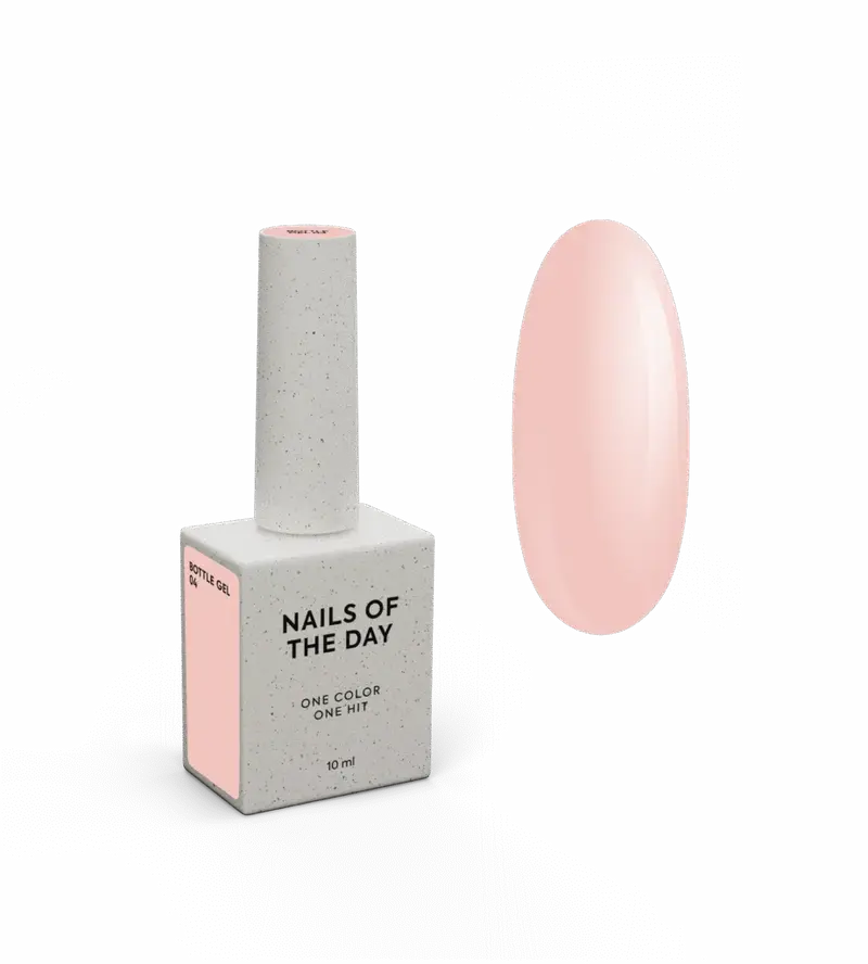 NAILSOFTHEDAY bottle gel 04 – gel ultrafuerte (beige leche), 10 ml