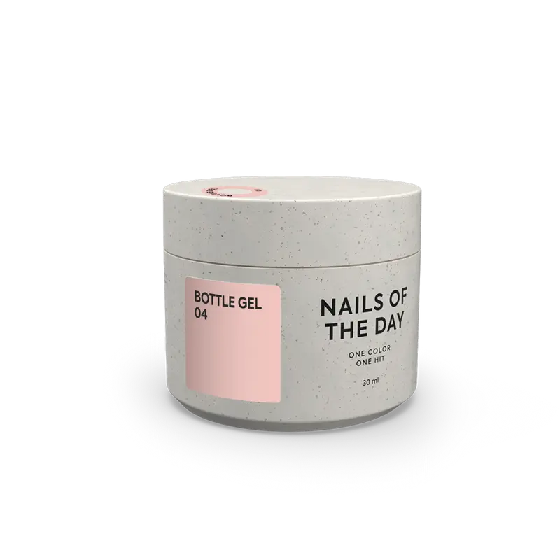 NAILSOFTHEDAY Bottle gel 04 – gel ultrafuerte (beige leche), 30 ml