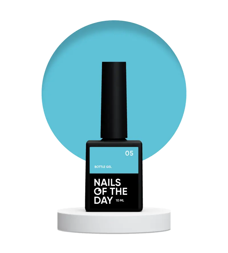 NAILSOFTHEDAY Bottle gel 05 – gel súper fuerte (azul cielo), 10 ml