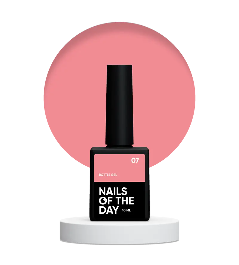 NAILSOFTHEDAY Bottle gel 07 – gel ultrafuerte, la misma botella legendaria, 10 ml