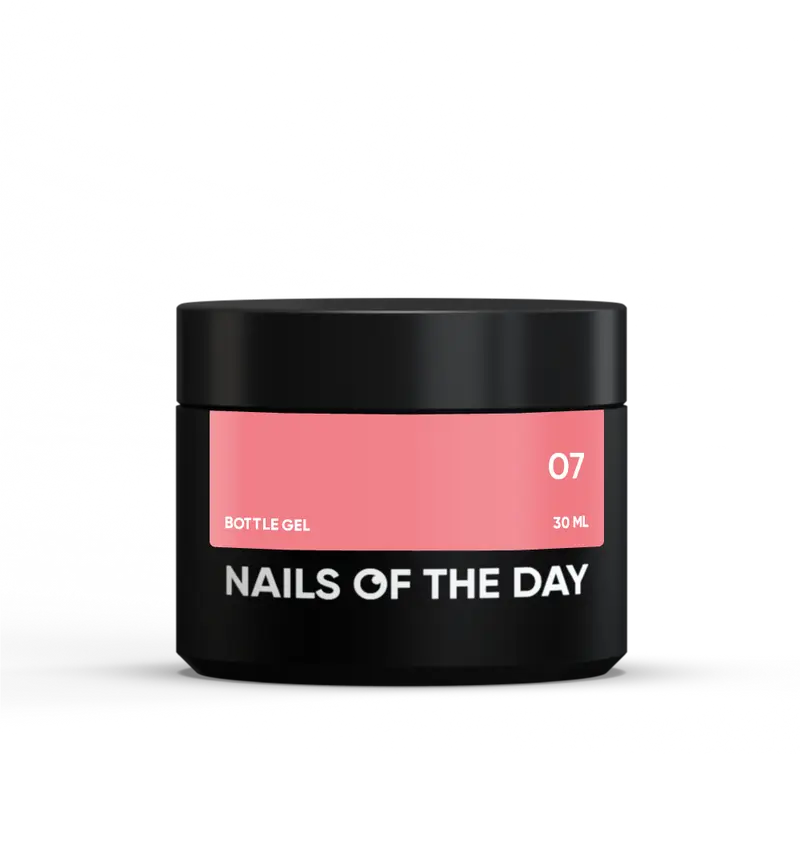NAILSOFTHEDAY Bottle gel 07 – gel ultrafuerte, la misma botella legendaria, 30 ml