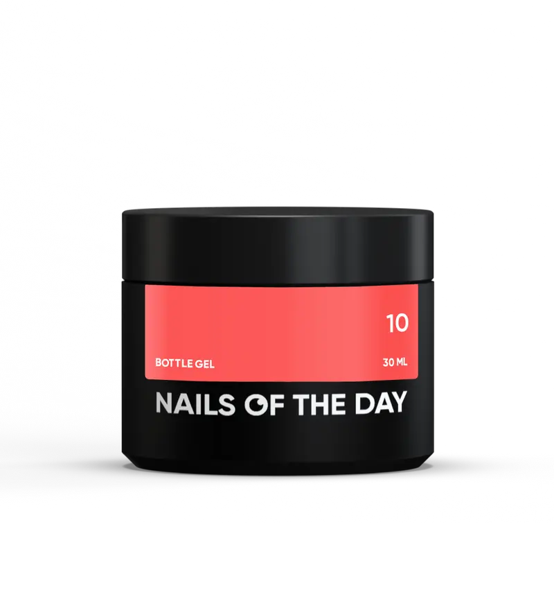 NAILSOFTHEDAY Bottle gel 10 – gel ultrafuerte, la MISMA botella legendaria, 30 ml