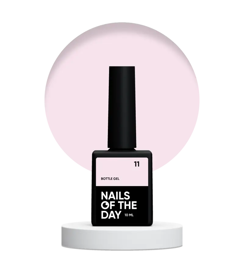 NAILSOFTHEDAY Bottle gel 11 — gel ultrafuerte para uñas, 10 ml