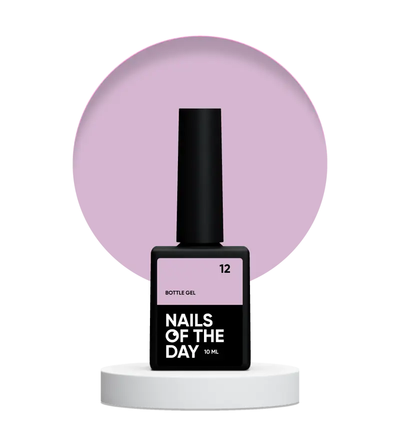 NAILSOFTHEDAY Bottle gel 12 — gel de uñas ultrafuerte, 10 ml