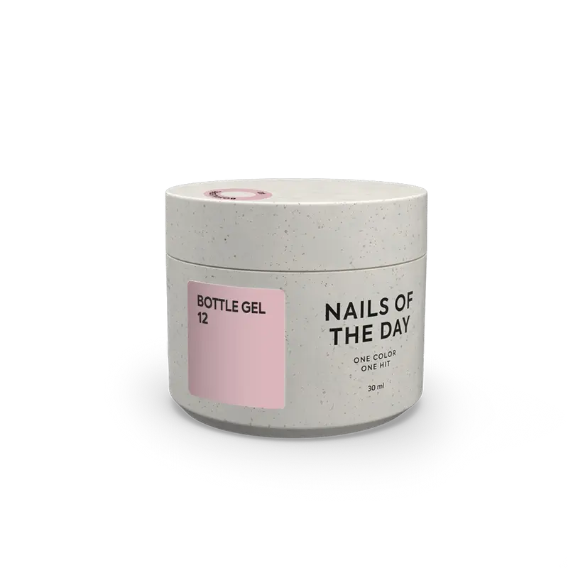 NAILSOFTHEDAY bottle gel 12 – gel súper fuerte, 30 ml