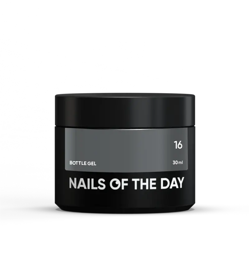 NAILSOFTHEDAY Bottle gel 16 – gel súper fuerte, 30 ml