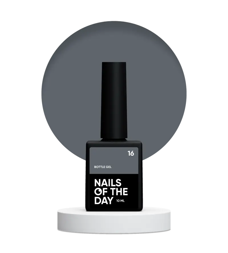 NAILSOFTHEDAY Bottle gel 16 — gel ultrafuerte para uñas, 10 ml