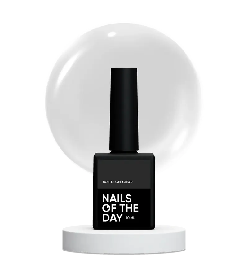 NAILSOFTHEDAY Bottle gel clear – gel transparente ultrafuerte, 10 ml