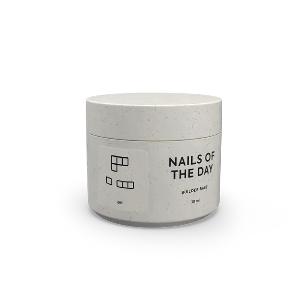 NAILSOFTHEDAY Builder Base Strong Gel – gel base constructora para uñas, que ofrece una base resistente bajo materiales duros para esculpido, 30 ml