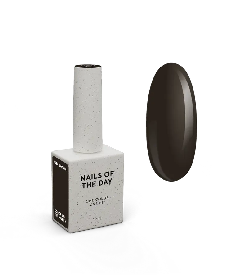 NAILSOFTHEDAY Color of the Month Noviembre 2025 — Deep Brown