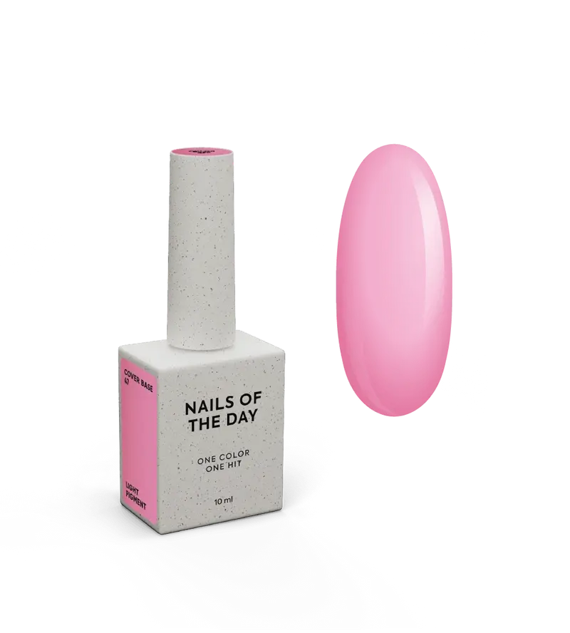 NAILSOFTHEDAY Cover base 47 light pigment