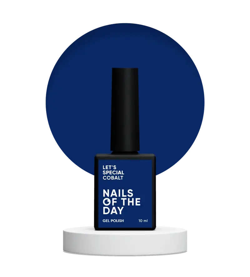 NAILSOFTHEDAY Let’s Special Cobalt — esmalte semipermanentel azul intenso para uñas, que cubre en una sola capa, 10 ml.