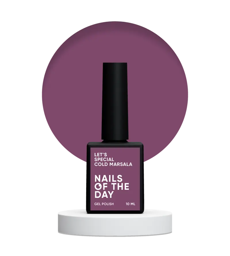 NAILSOFTHEDAY Let's Special Cold Marsala