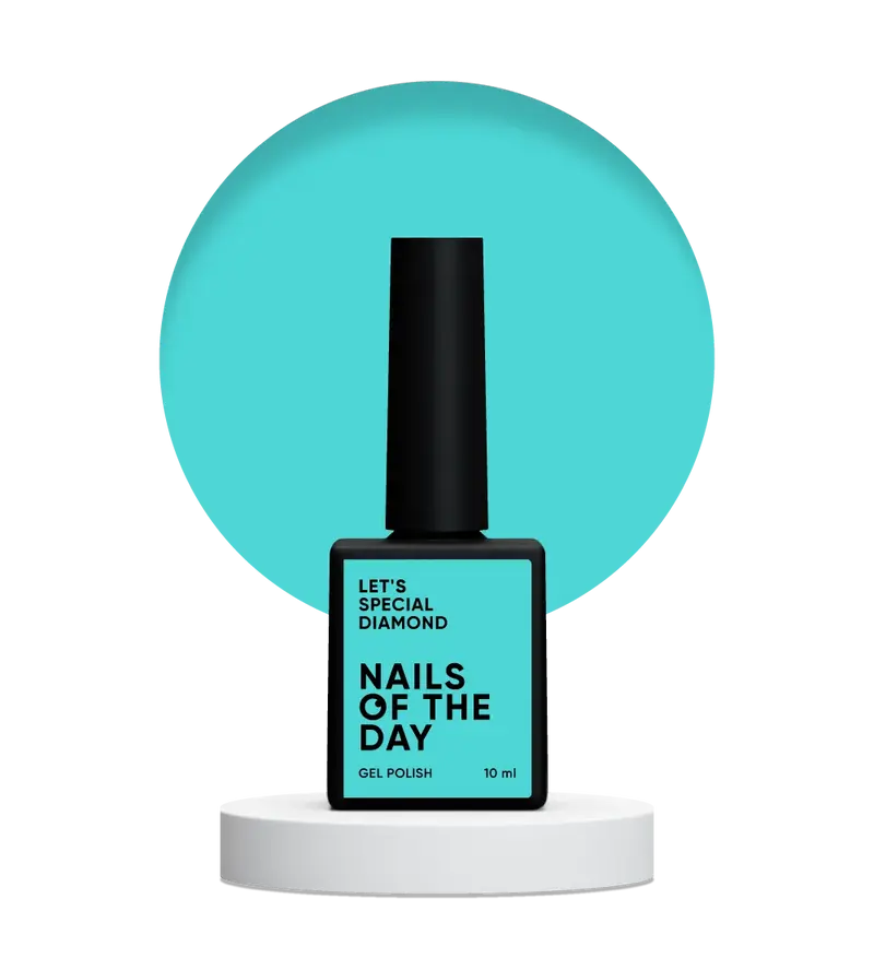 NAILSOFTHEDAY Let’s special Diamond 266— esmalte semipermanente azul celeste, 10 ml