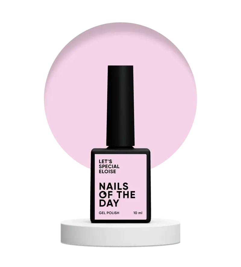 NAILSOFTHEDAY Let’s special Eloise — esmalte semipermanente rosa frío con brillo fino, 10 ml