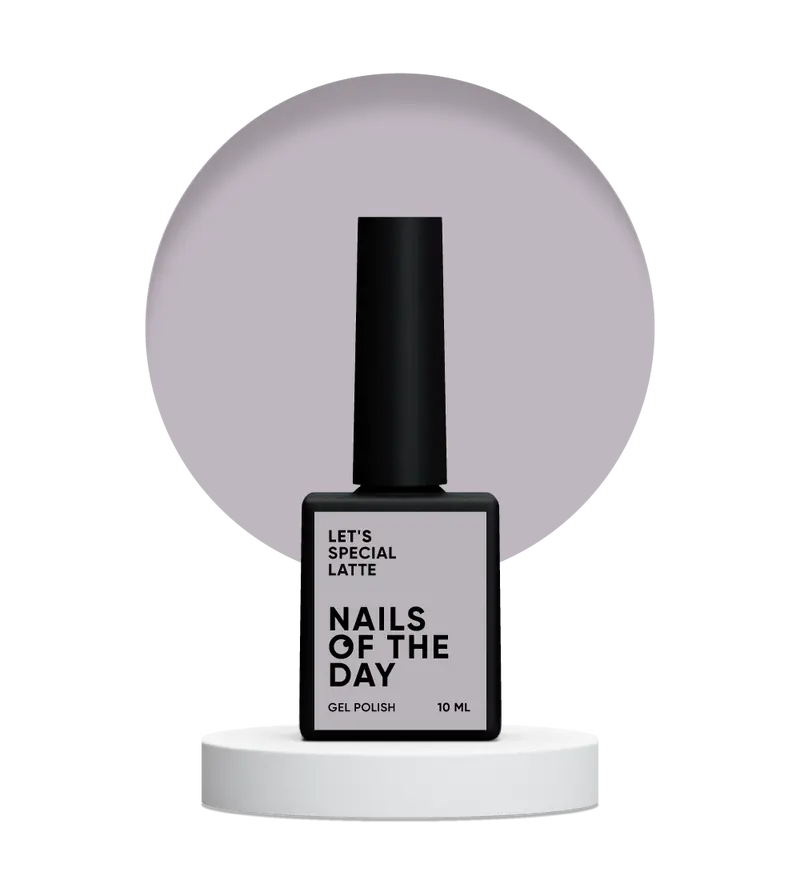 NAILSOFTHEDAY Let's Special Latte — esmalte semipermanente de uñas beige-caramelo que cubre una capa, 10 ml