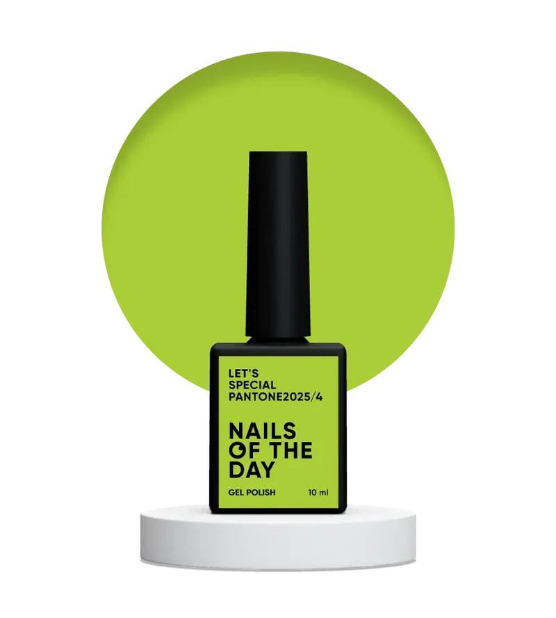 NAILSOFTHEDAY Let’s special Pantone2025/4 — esmalte semipermanente verde oliva, que cubre en una capa, 10 ml.