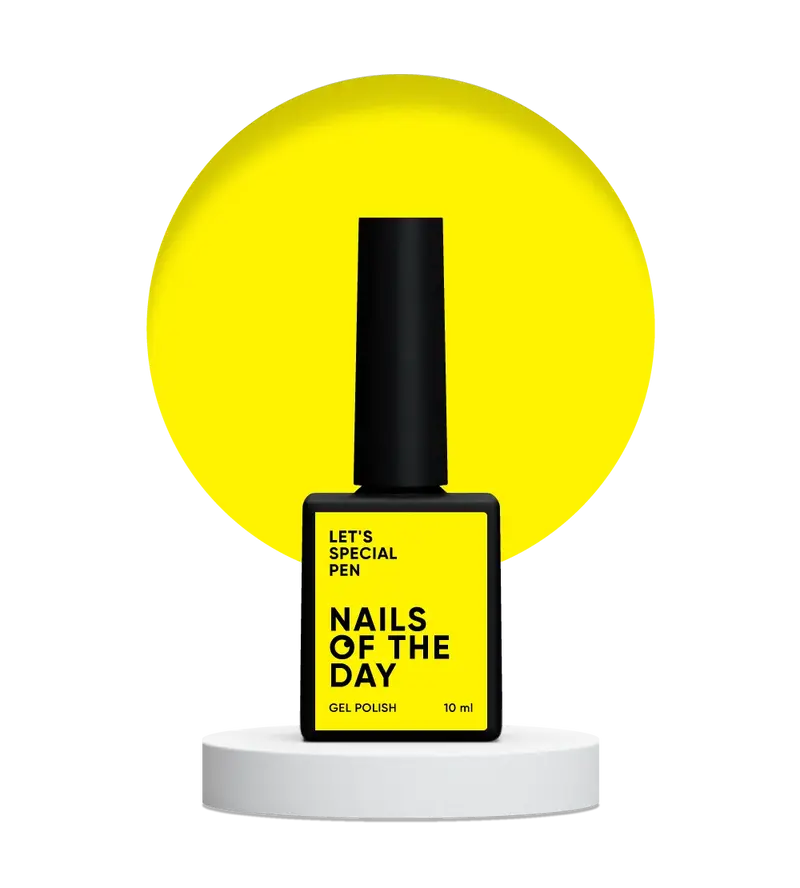 NAILSOFTHEDAY Let’s special Pen — esmalte semipermanente amarillo, 10 ml