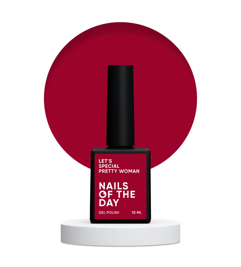 NAILSOFTHEDAY Let's Special Pretty Woman — esmalte semipermanente de uñas que cubre en una capa color frambuesa, 10 ml