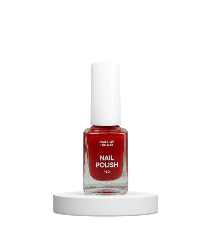 Nailsoftheday Nail Polish Red — esmalte de uñas rojo, 11 ml