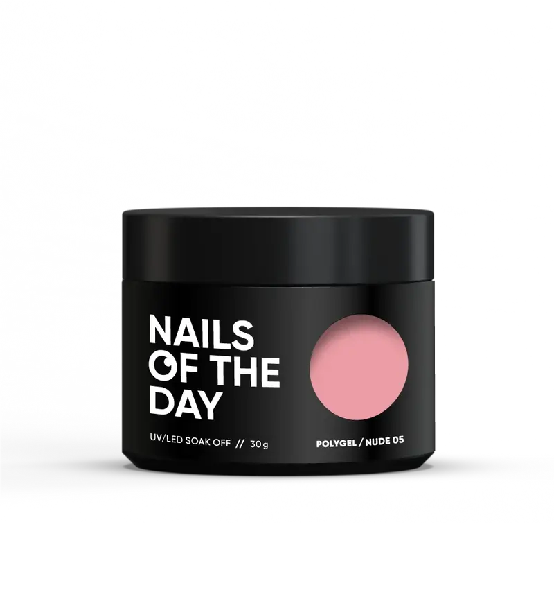 NAILSOFTHEDAY Polygel nude 05 — Polígel rosa nude, 30 g