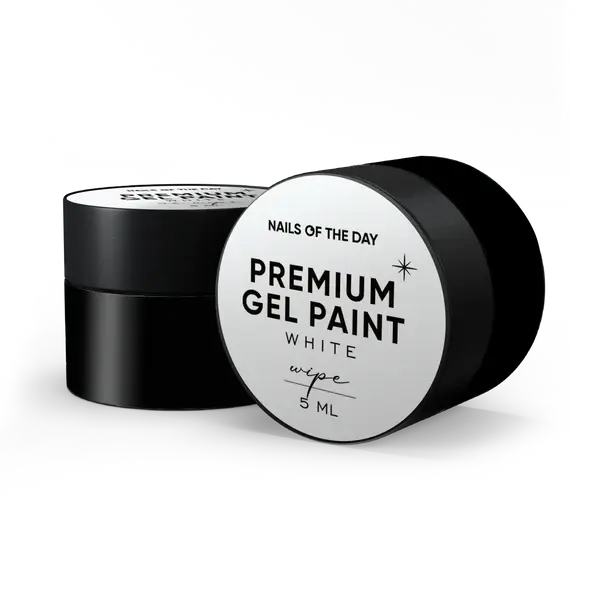 NAILSOFTHEDAY Premium gel paint White wipe