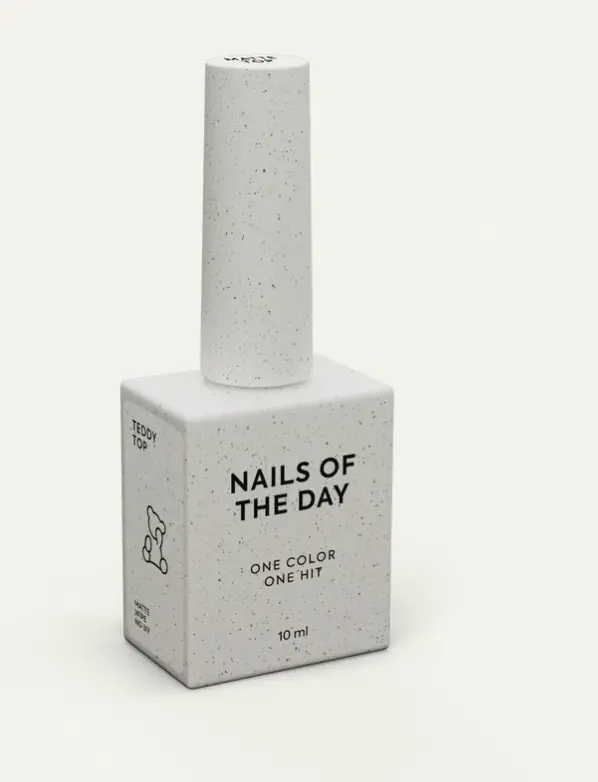 NAILSOFTHEDAY Teddy top wipe
