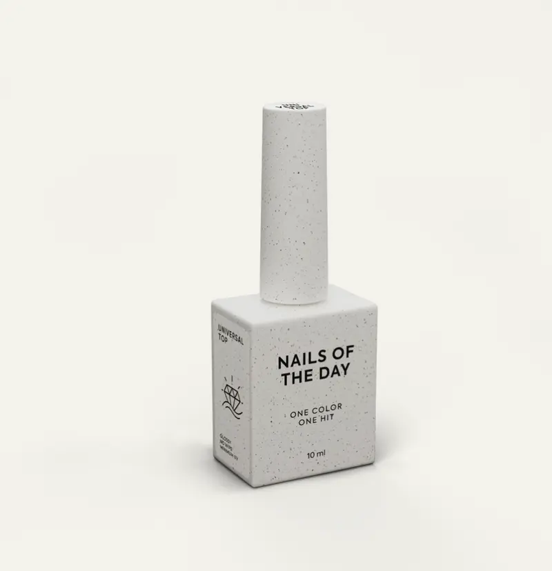 NAILSOFTHEDAY Universal Top — top coat brillante sin capa pegajosa con filtros UV 10/30/50ml