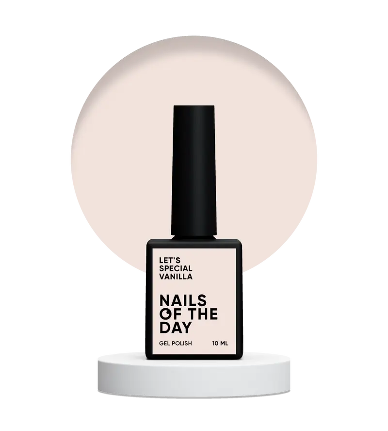 NAILSOFTHEDAY Vanilla 085— esmalte semipermanente de uñas de color vainilla que cubre en una capa, 10 ml