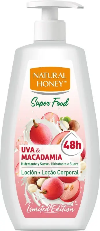 Natural Honey Loción Uva & Macadamia 400 Ml