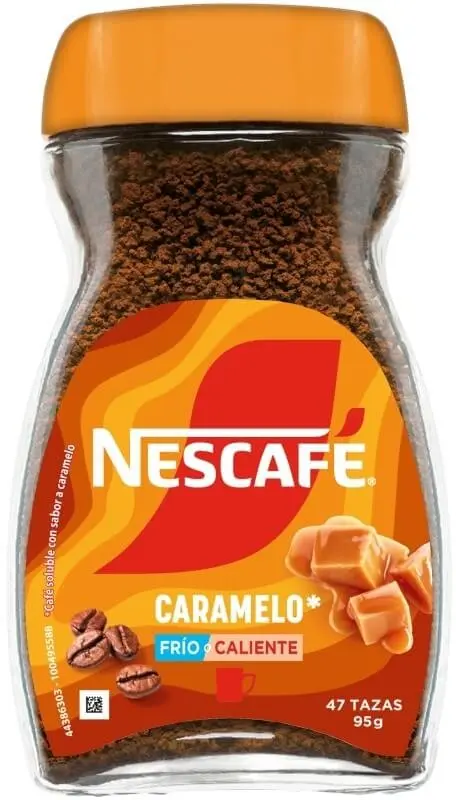 Nescafe Caramelo Frio y Caliente 47 Tazas 95G