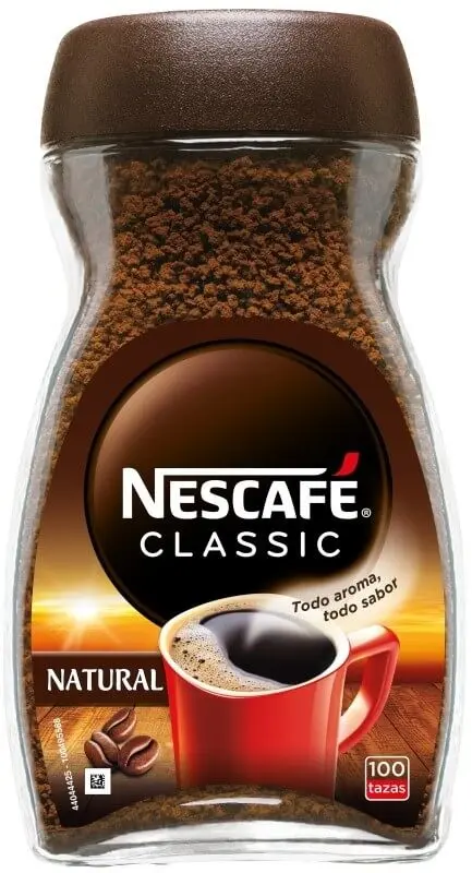 Nescafé Classic Café Soluble Natural 200 g – Autenticidad y Sabor para 100 Tazas Inolvidables