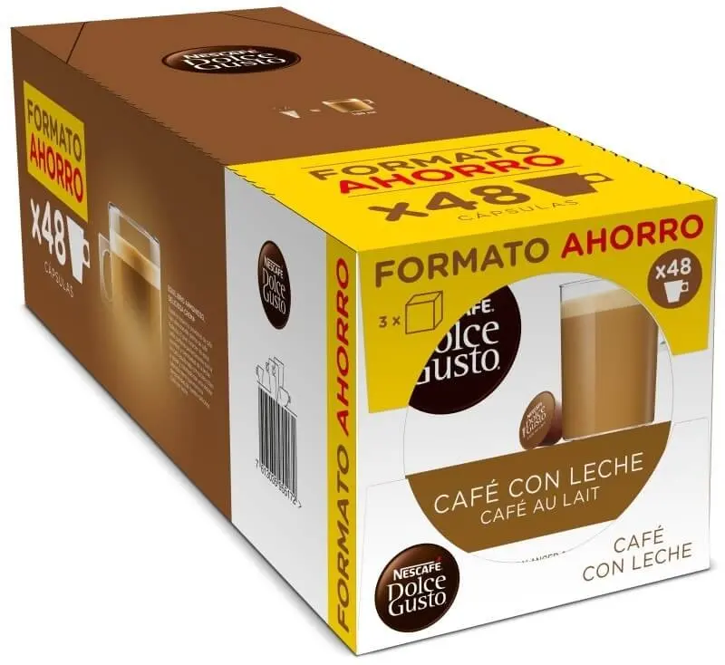 Nescafé Dolce Gusto Café con Leche 48 Cápsulas
