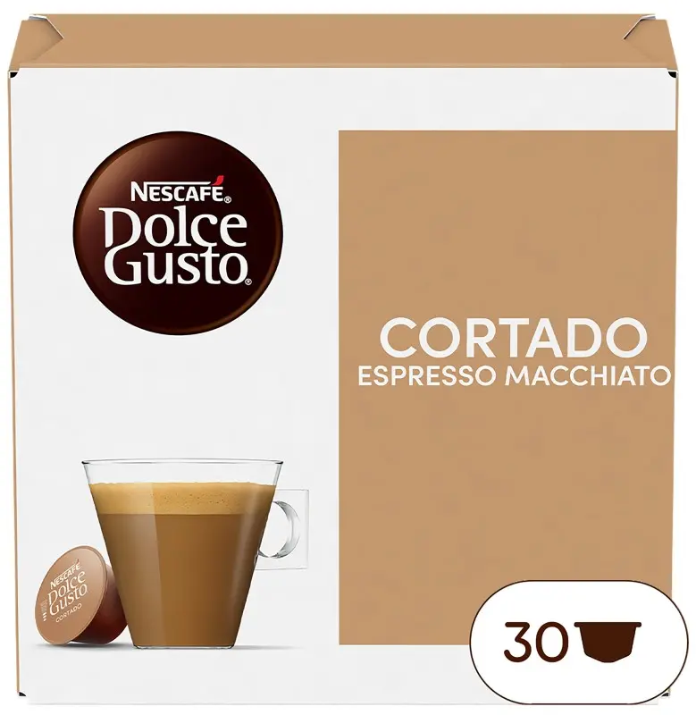 Nescafe Dolce Gusto Cortado Espresso Macchiato 30 cápsulas