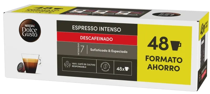Nescafé Dolce Gusto Espresso Intenso Descafeinado 48 cápsulas