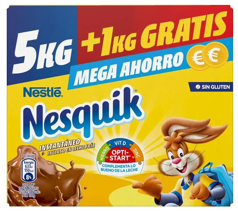 Nesquik Cacao en Polvo 6 Kg